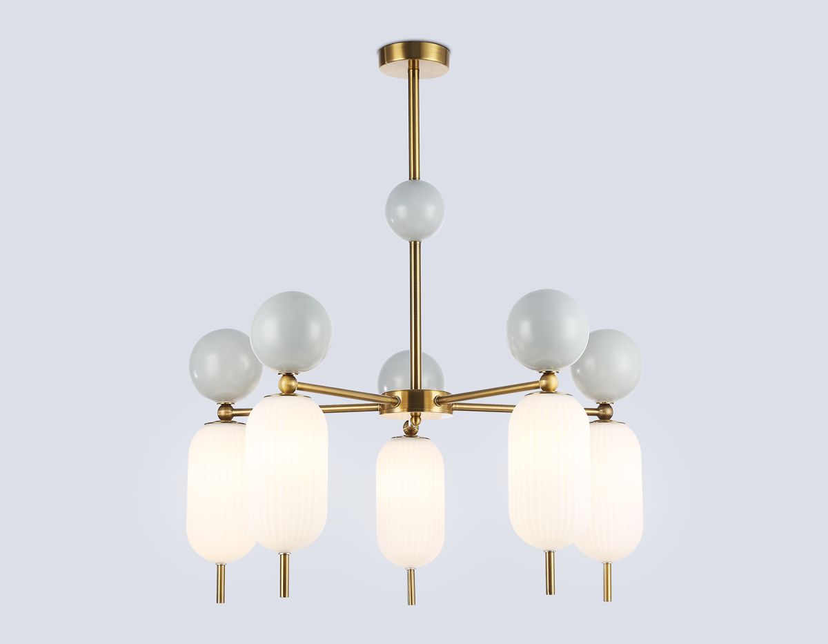 Люстра на штанге Ambrella Light High Light Ceramo Modern LH53104 в Санкт-Петербурге