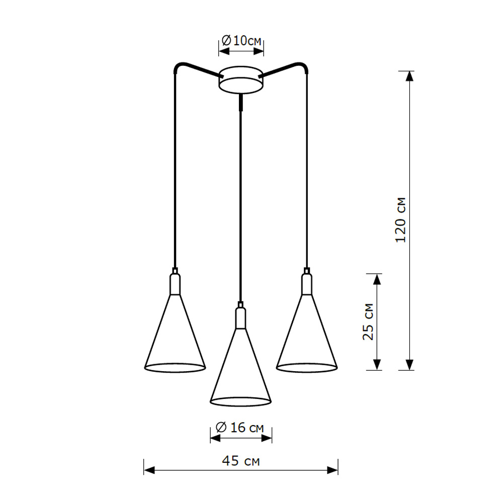 Подвесной светильник LightHall Glaro LH012080 в Санкт-Петербурге