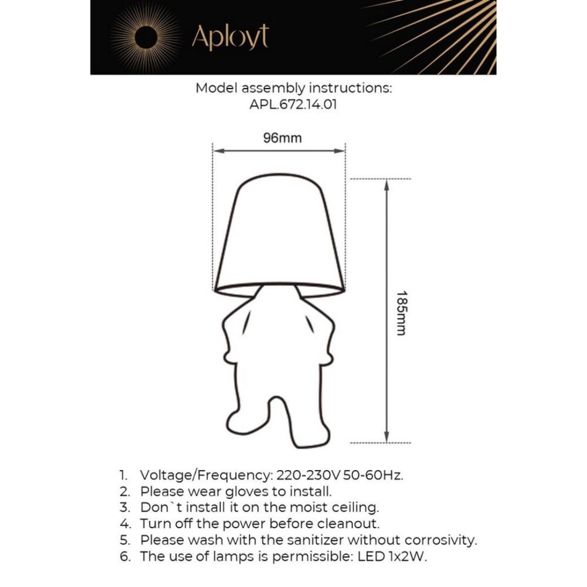 Настольная лампа Aployt Ninet APL.672.14.01 в Санкт-Петербурге