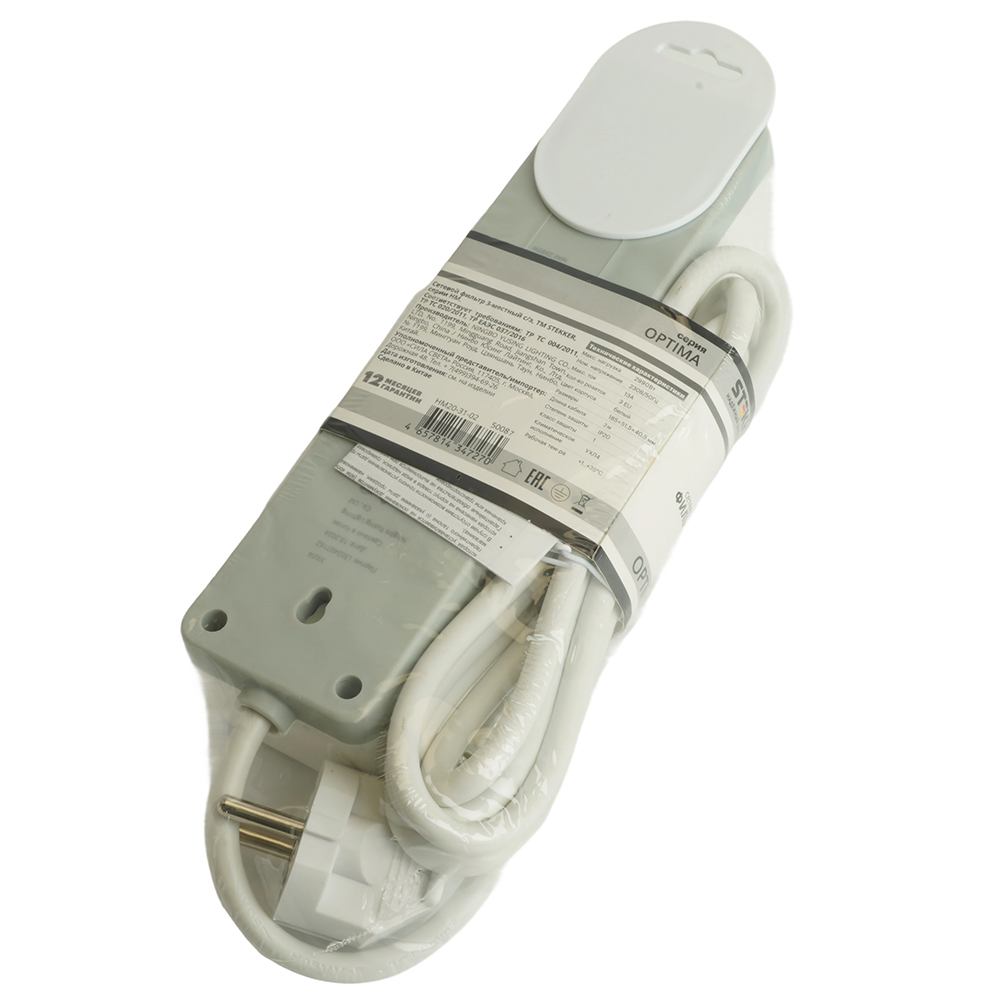 Сетевой фильтр 3-местный с/з Stekker Optima HM20-31-03 50087 в Санкт-Петербурге