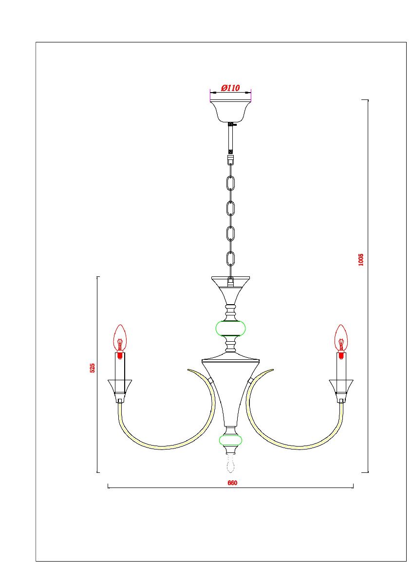 Подвесная люстра Arte Lamp Collinetta A4094LM-6WH в Санкт-Петербурге