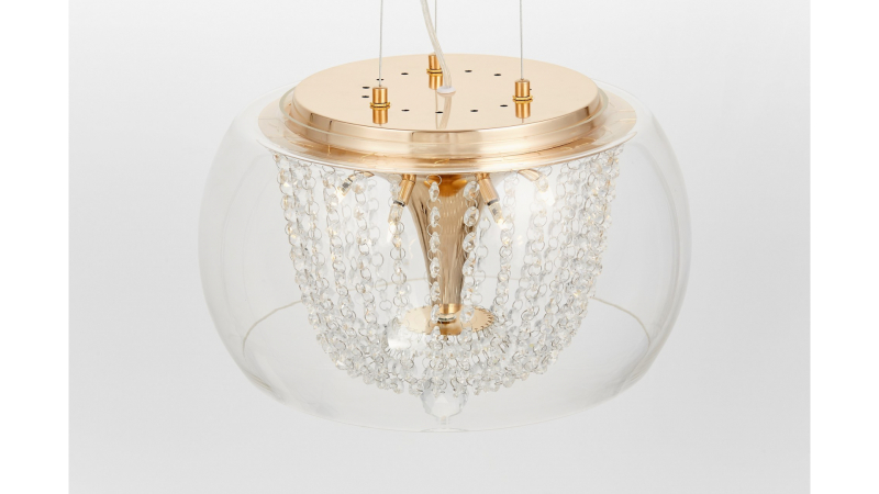 Подвесная люстра Lumina Deco Disposa LDP 7018-400 PR+F.GD в Санкт-Петербурге