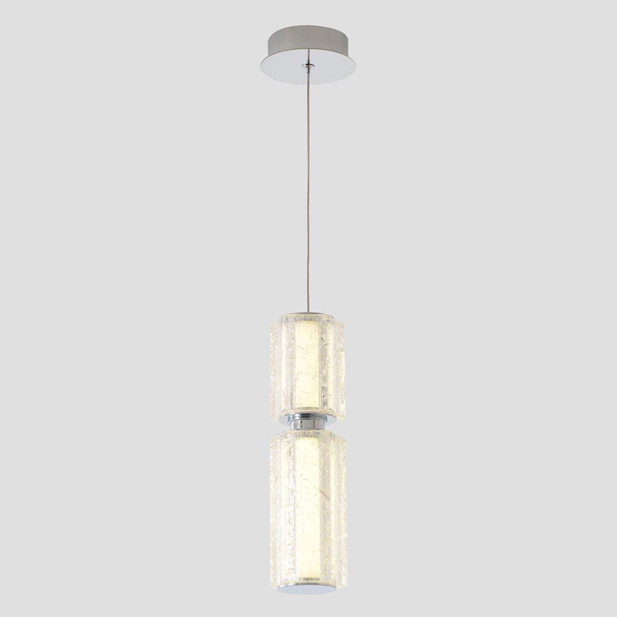 Подвесной светильник Crystal Lux ANTIQUE SP23W LED CHROME в Санкт-Петербурге