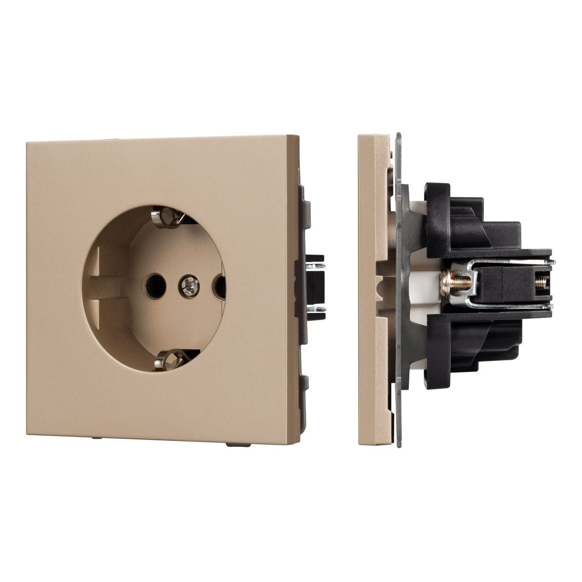 Механизм электрической розетки Arlight SCT-TENDO-MEU1-PL-GD (230V, 16A) 054081 в Санкт-Петербурге