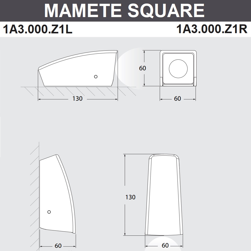 Уличный настенный светильник Fumagalli Mamete 1A3.000.000.WXZ1L в Санкт-Петербурге