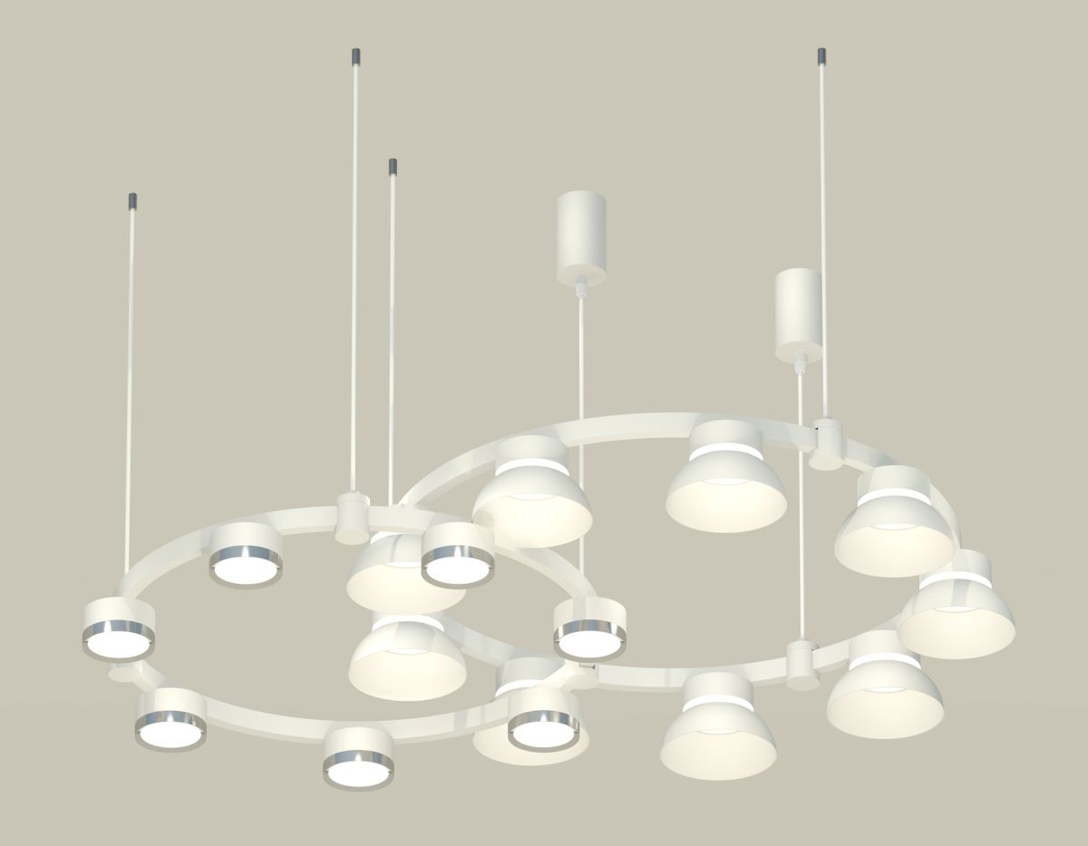 Комплект подвесного светильника Ambrella Light Techno Ring XR92081100 (A9208x2, C9241, C9236, N8140, N8118) в Санкт-Петербурге