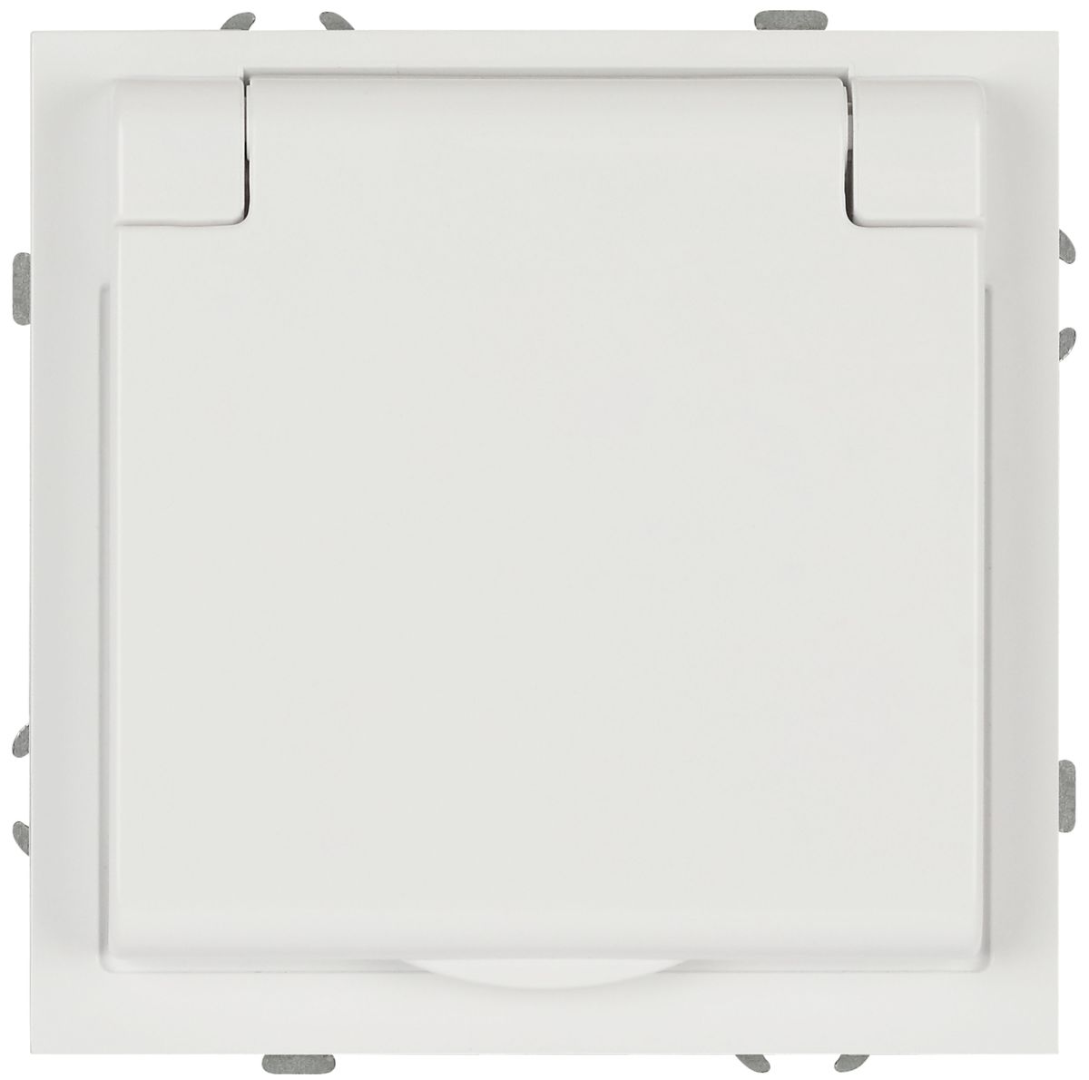 Розетка ЭРА Galaxy 15-2103-01 c заземлением 2P+E Schuko со шторками с крышкой 16А-250В IP20 белый Б0070659 в Санкт-Петербурге