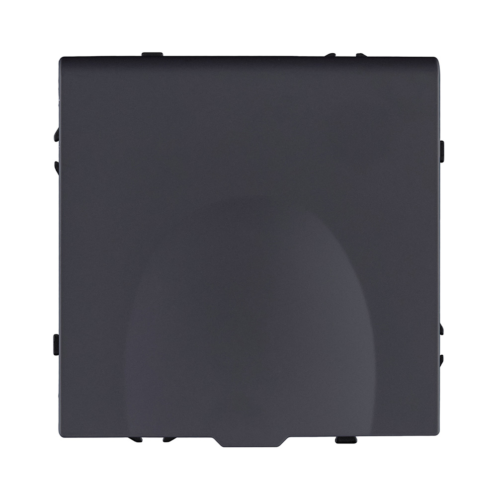 Розетка штепсельная SCHUKO 16A/250 В с крышкой, черный матовый Kollinger Eclipse EC-015BK в #REGION_NAME_DECLINE_PP#