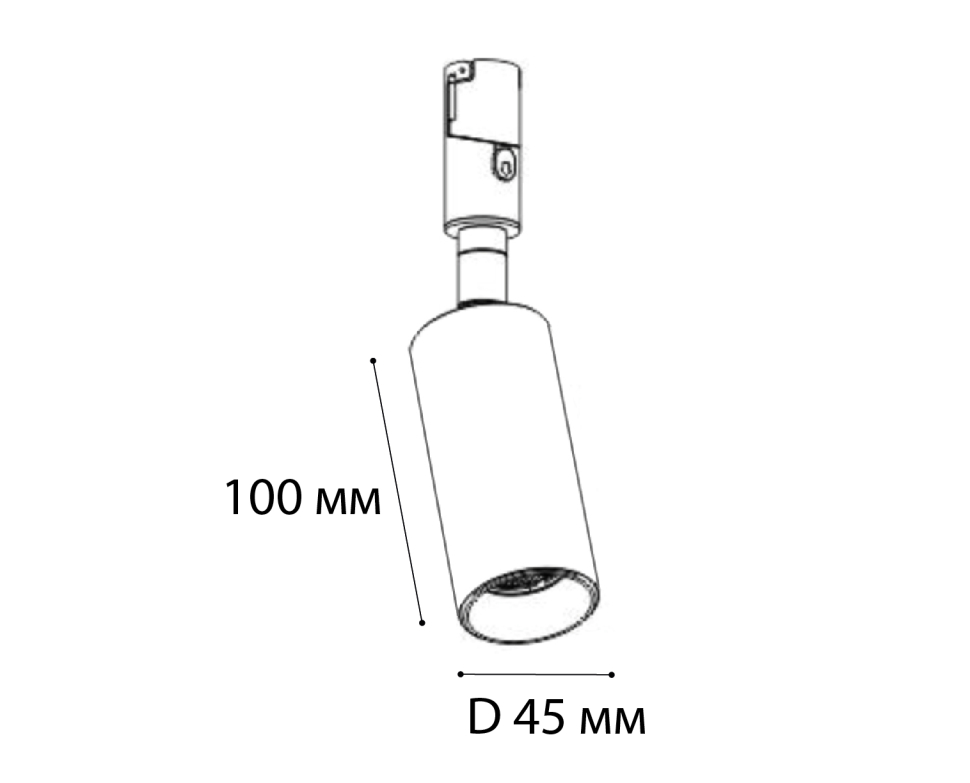 Трековый светильник Italline Fantom IT010-4018 black 3000K в Санкт-Петербурге