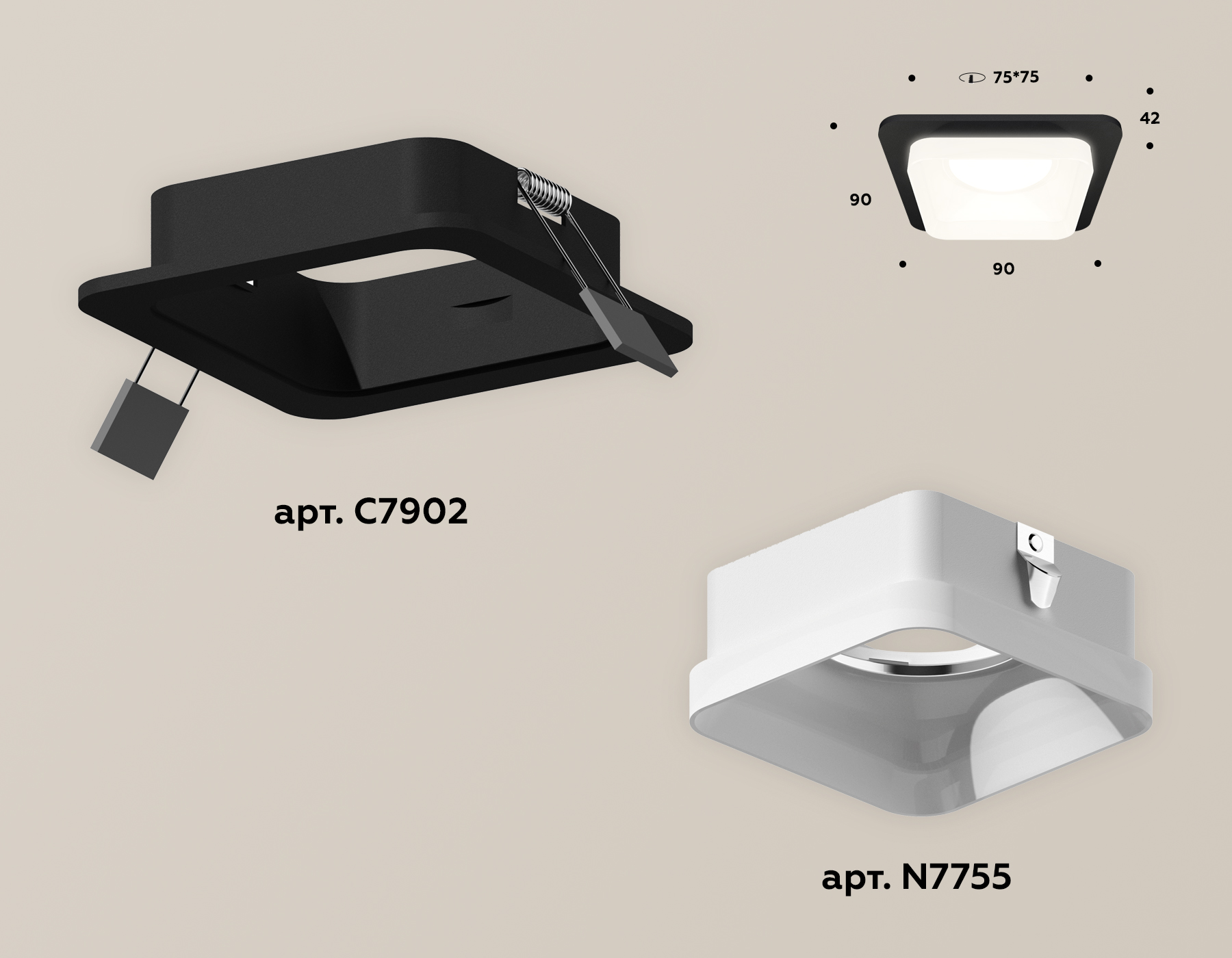 Встраиваемый светильник Ambrella Light Techno XC7902013 (C7902, N7755) в Санкт-Петербурге