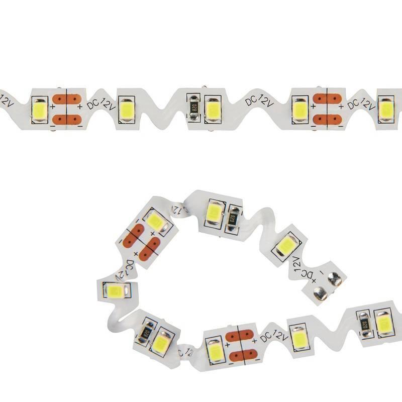 Светодиодная лента (10777) Uniel 9,6W/m 60LED/m 2835SMD холодный белый 3M ULS-Z01-2835-60LED/m-8mm-IP20-DC12V-9,6W/m-3M-DW в Санкт-Петербурге
