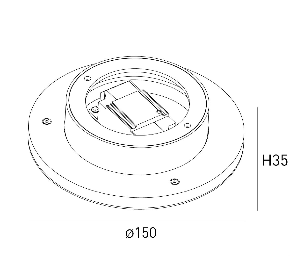 Настенный светильник Designled ML-R150-WH-WW 016549 в Санкт-Петербурге