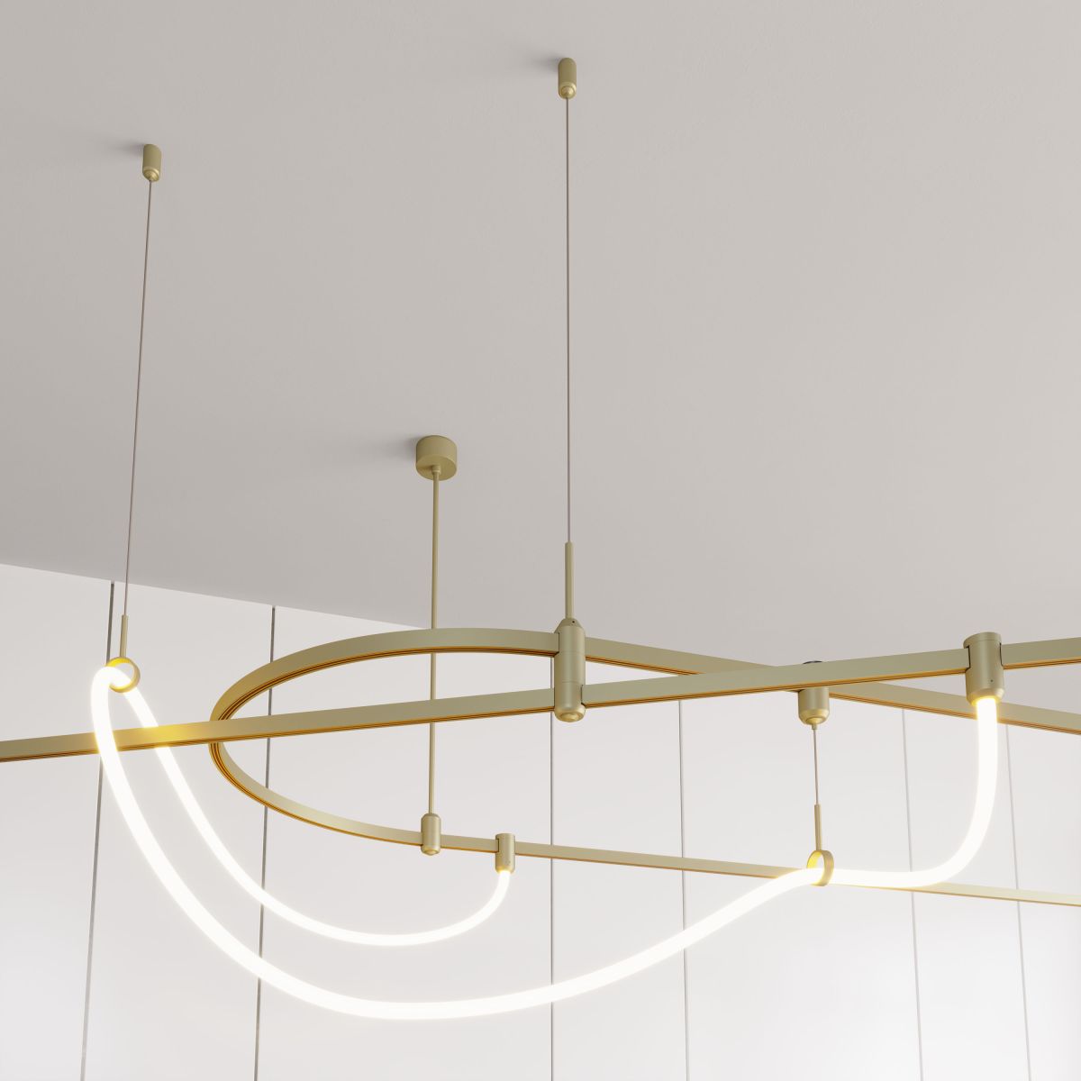 Трековый светильник Arlight ART-APRIORI-TUBE-ELASTIC-R38-L5000-60W Warm3000 (Оливковый, 360 deg, 48V) (IP20 Металл) 053989(1) в Санкт-Петербурге
