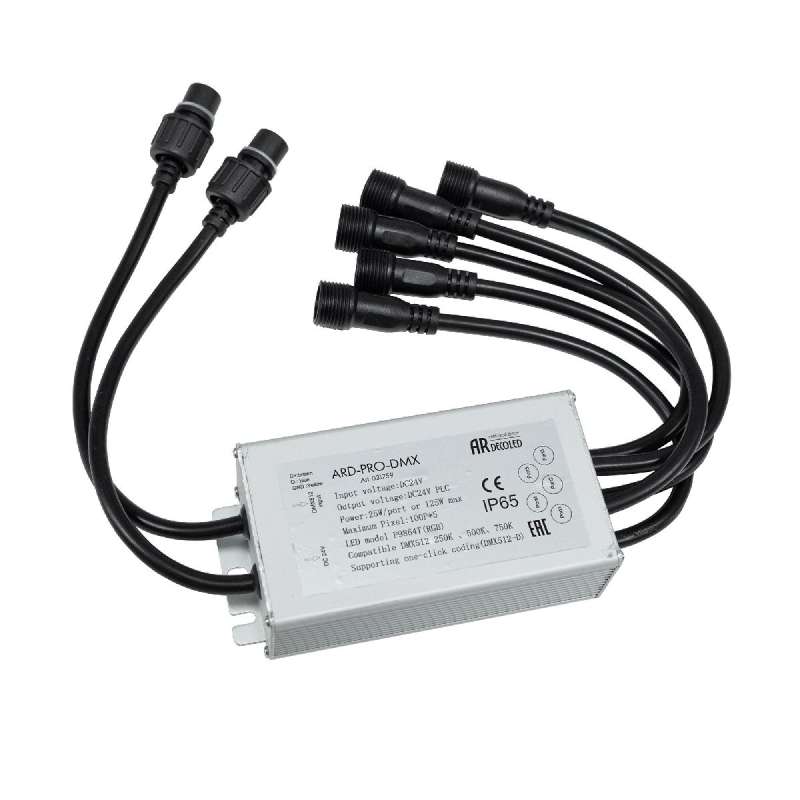 Коннектор питания Arlight ARD-PRO-DMX 24V, 5x200pix Ardecoled, Закрытый 031759 в Санкт-Петербурге