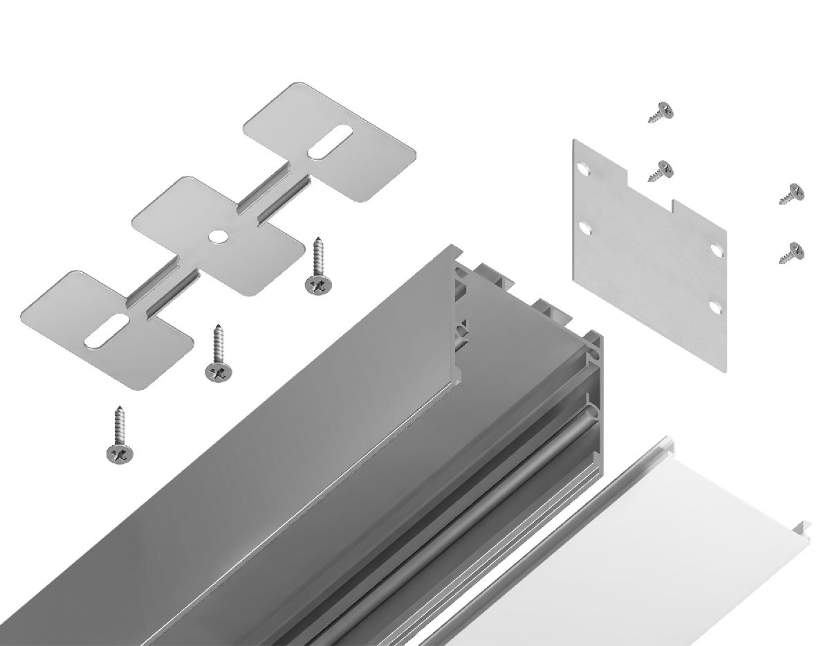 Алюминиевый профиль Ambrella Light Profile System GP2550AL в Санкт-Петербурге