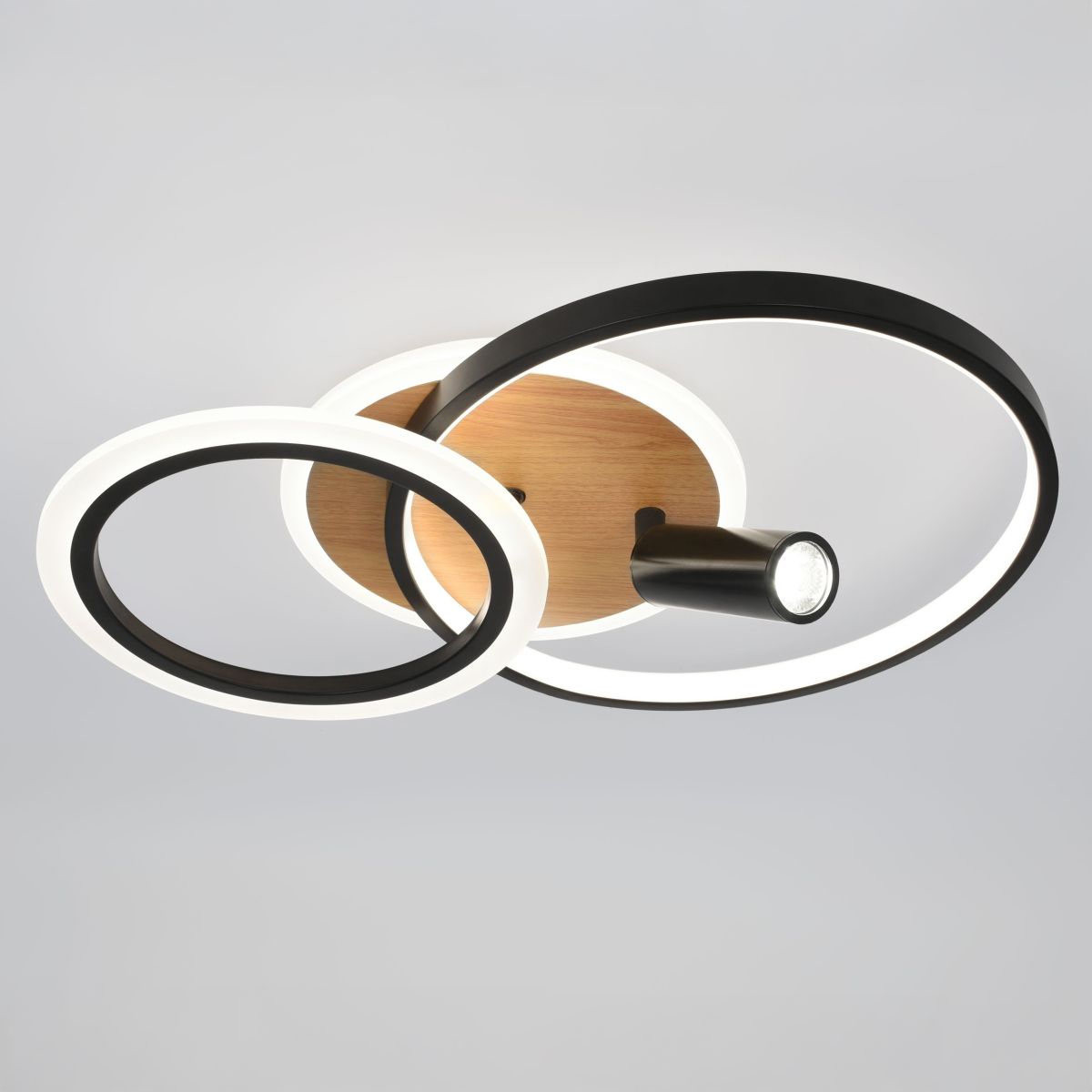 Потолочный светильник Эра Модерн Rondo CLL-1 85W 3K-6,5K RC BK в Санкт-Петербурге