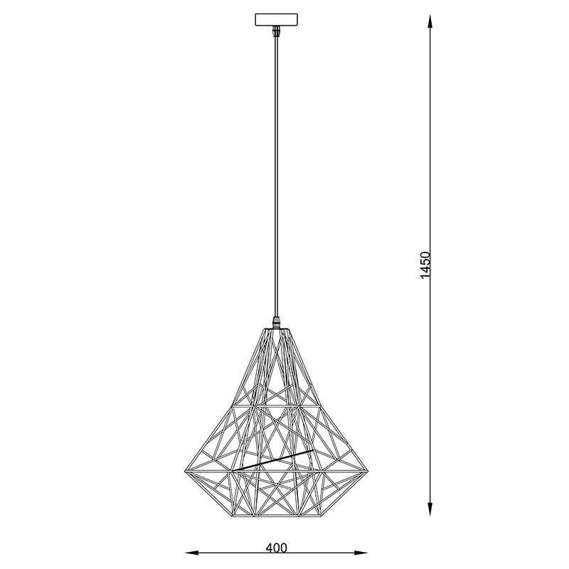 Подвесной светильник Zumaline SKELETON HP1335-BL в Санкт-Петербурге