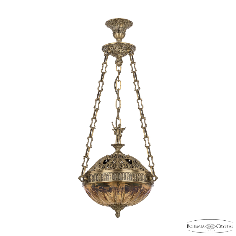 Подвесной светильник Bohemia Ivele Crystal 71000P/30AZ FP Amber/M-1H FA5S в Санкт-Петербурге