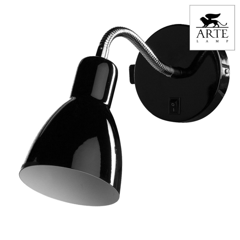 Спот Arte Lamp Dorm A1408AP-1BK в Санкт-Петербурге