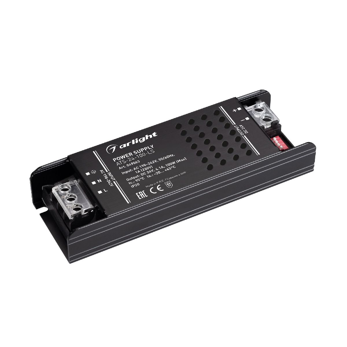 Блок питания Arlight ATS-24-100-LS (24V, 4.1A, 100W) 049063 в Санкт-Петербурге