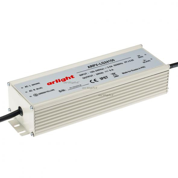 Блок питания Arlight ARPV-LG24150-PFC (24V, 6.3A, 150W) 011724 в Санкт-Петербурге