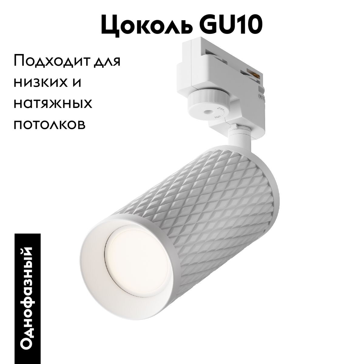 Трековый светильник Maytoni Track lamps TR011-1-GU10-W в Санкт-Петербурге