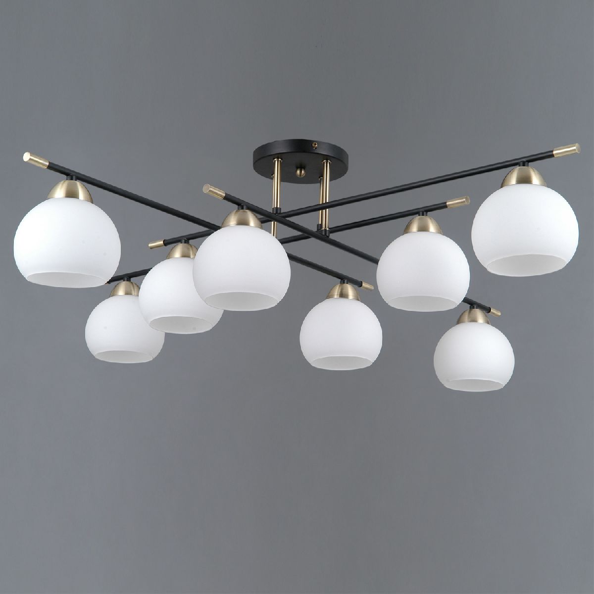 Потолочная люстра Illumico IL0446-8CSQ-24 BK AB LIBRA в Санкт-Петербурге