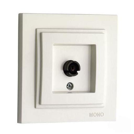 Розетка TV концевая с экраном Mono Electric Despina слоновая кость 102-010005-138 в Санкт-Петербурге
