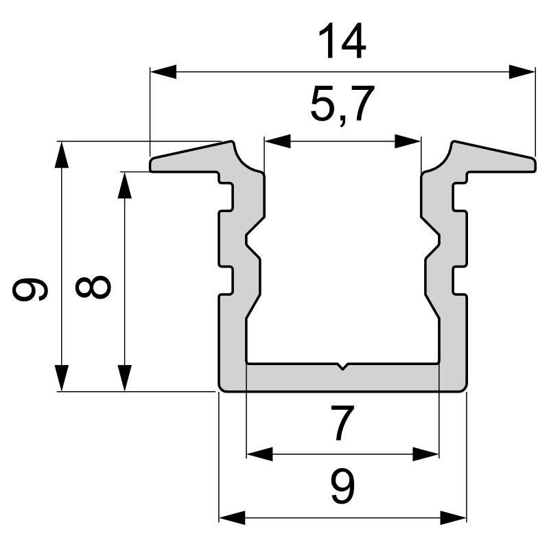 Профиль Deko-Light ET-02-05 975183 в Санкт-Петербурге