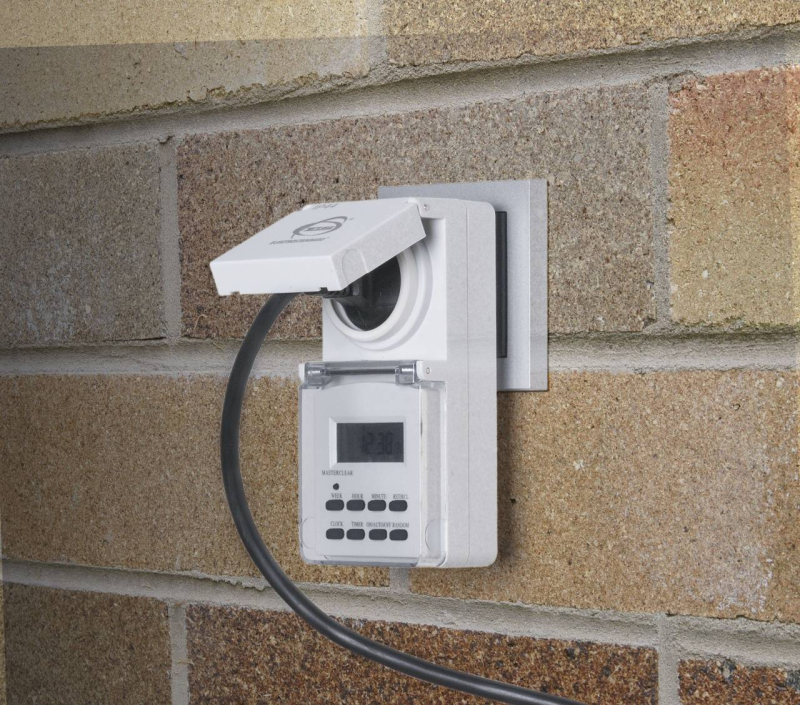 Розетка-таймер Elektrostandard TMH-E-6 16A x1 IP44 Белый 4690389032431 в Санкт-Петербурге