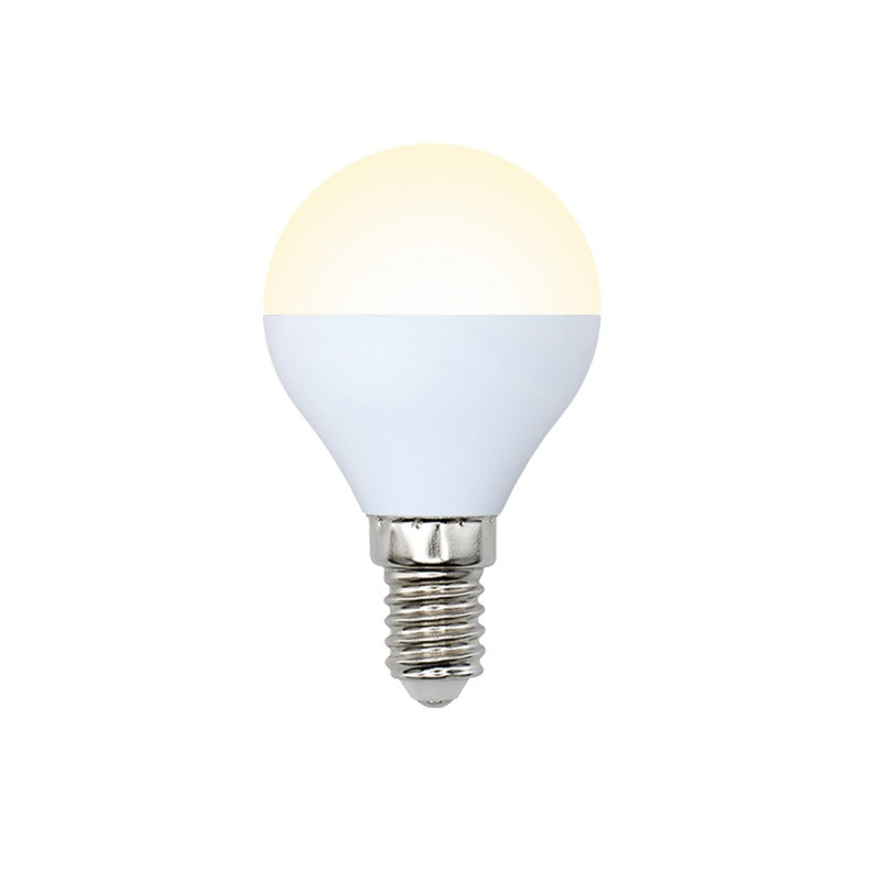 Лампа светодиодная (UL-00003820) Volpe E14 7W 3000K матовая LED-G45-7W/WW/E14/FR/NR в Санкт-Петербурге