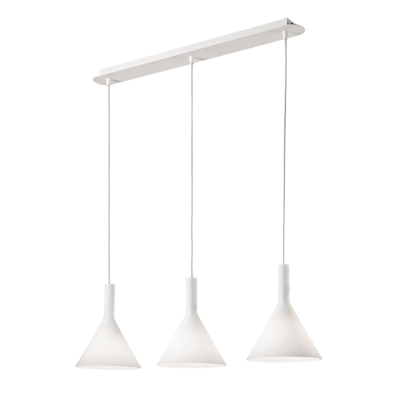 Подвесной светильник Ideal Lux Cocktail SP3 Bianco 074245 в Санкт-Петербурге