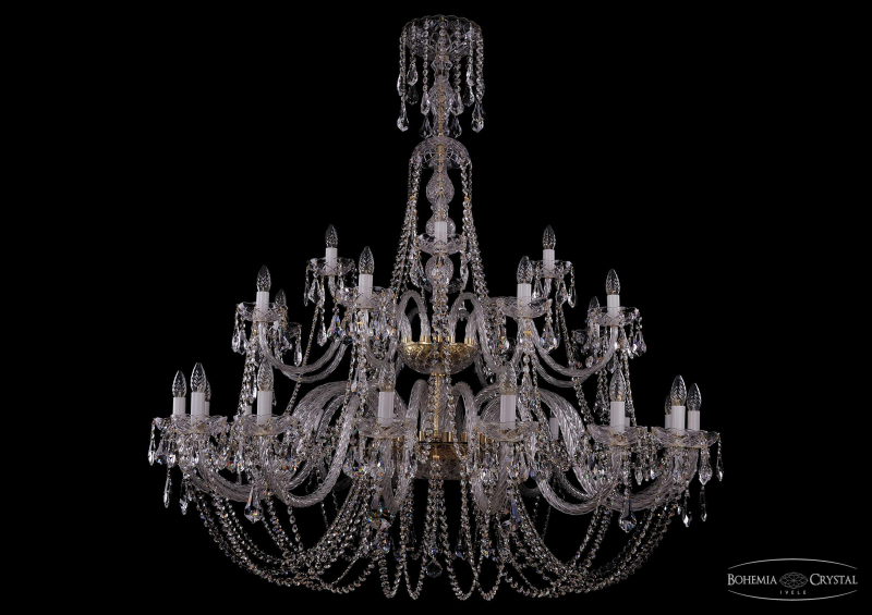 Подвесная люстра Bohemia Ivele Crystal 1406/16+8+4/530/XL-180/2d G в Санкт-Петербурге