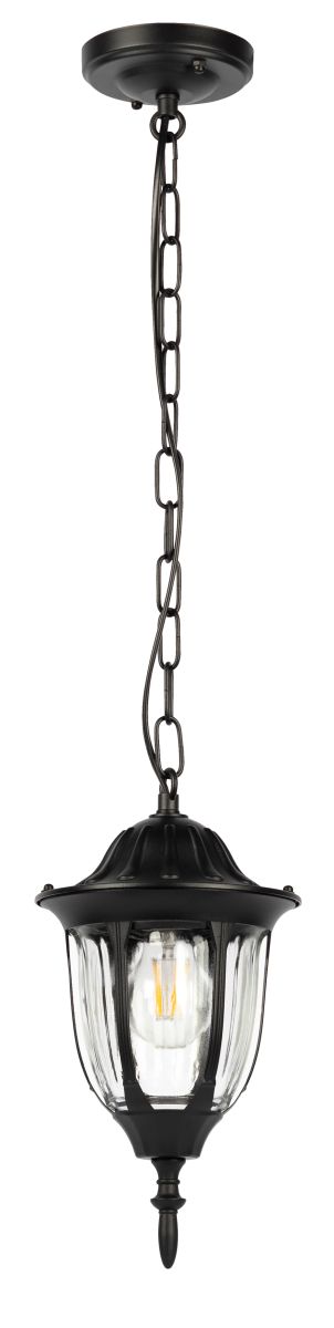 Уличный подвесной светильник ЭРА Галатея GBS-105-BL-0800 230В Е27 IP54 чёрный Б0071486 в Санкт-Петербурге