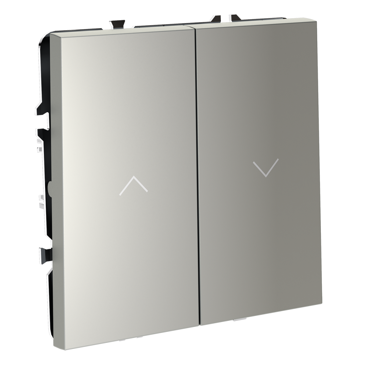 Выключатель встраиваемый Voltum S70 для жалюзи 10А, (сталь) VLS020705 в #REGION_NAME_DECLINE_PP#