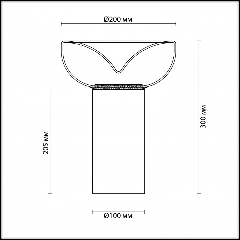 Настольная лампа Odeon Light 4721/7TL в Санкт-Петербурге