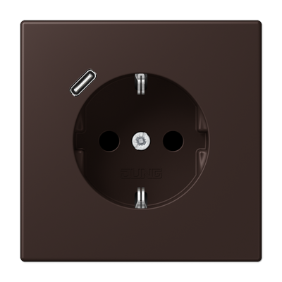 Розетка 2K+З USB Typ C Jung LC1520-18C252 в #REGION_NAME_DECLINE_PP#