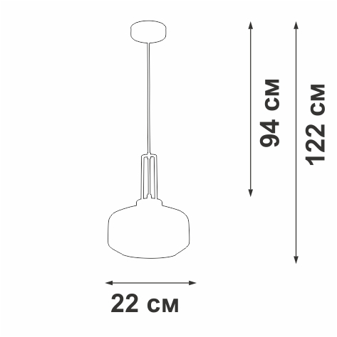 Подвесной светильник Vitaluce V2053-1/1S в Санкт-Петербурге