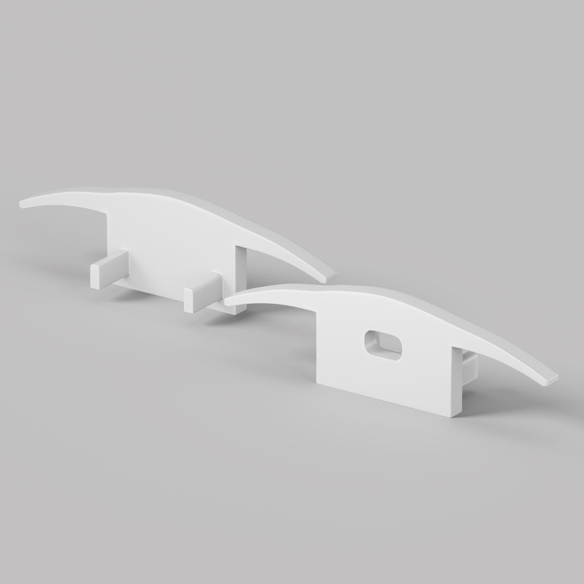 Комплект заглушек (для профиля ALM-3710-S-2M) 2 шт Maytoni Led Strip  642085 в Санкт-Петербурге