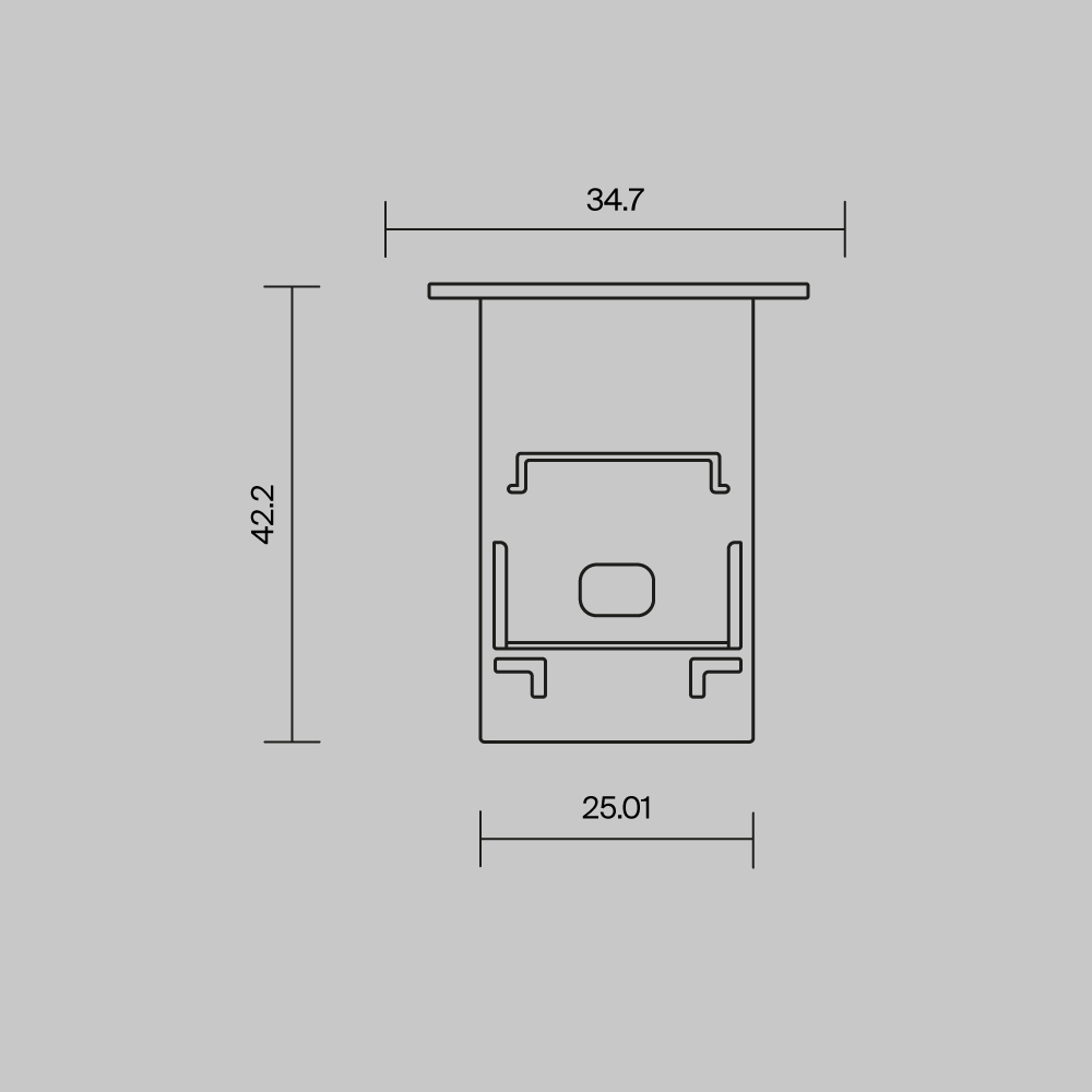 Комплект заглушек профиля 2шт Maytoni Led Strip 642054 в Санкт-Петербурге