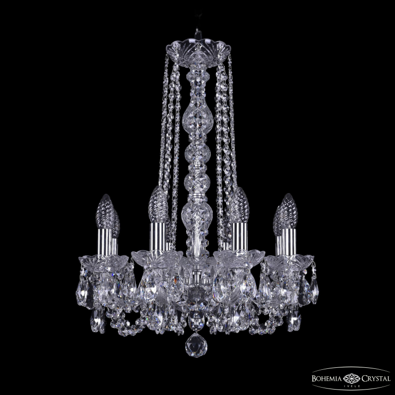 Подвесная люстра Bohemia Ivele Crystal 1402/8/141/h-57 Ni в Санкт-Петербурге