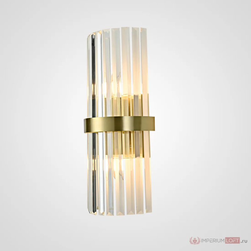 Бра ImperiumLoft Clear Glass Gold metal Wall Lamp 147727-22 в #REGION_NAME_DECLINE_PP#