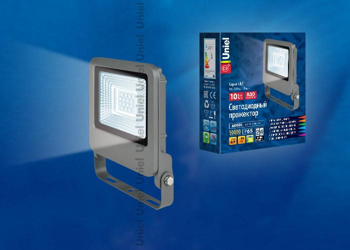 Прожектор светодиодный (UL-00002061) Uniel 10W 6000K ULF-F17-10W/DW в Санкт-Петербурге