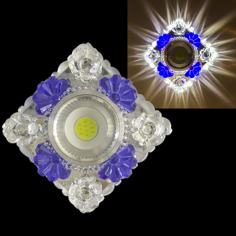 Встраиваемый светильник Reluce 42249-9.0-001PL MR16+LED3W CL/BL в Санкт-Петербурге