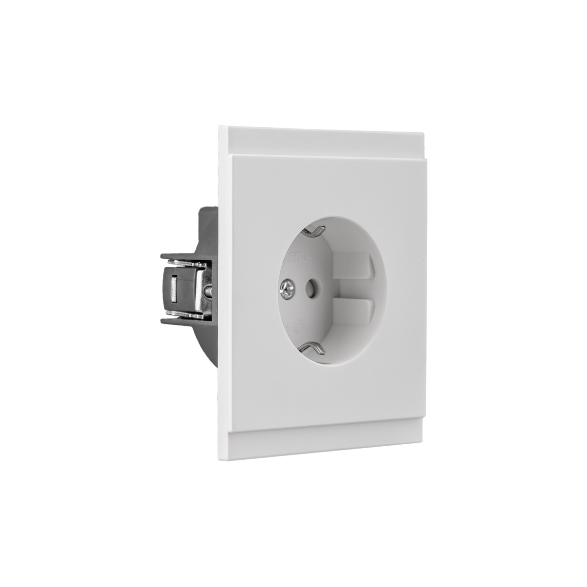 Розетка SETE 1-ая с/з с/у, со шторками 16А жемчуг IP20/IP44 KRANZ KR-79-0701-1 в Санкт-Петербурге