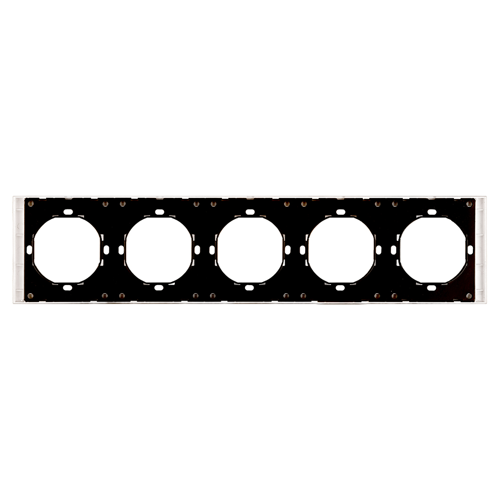 Рамка 5-местная Stekker Мия PFR00-3005-01 белая магнолия 50460 в Санкт-Петербурге