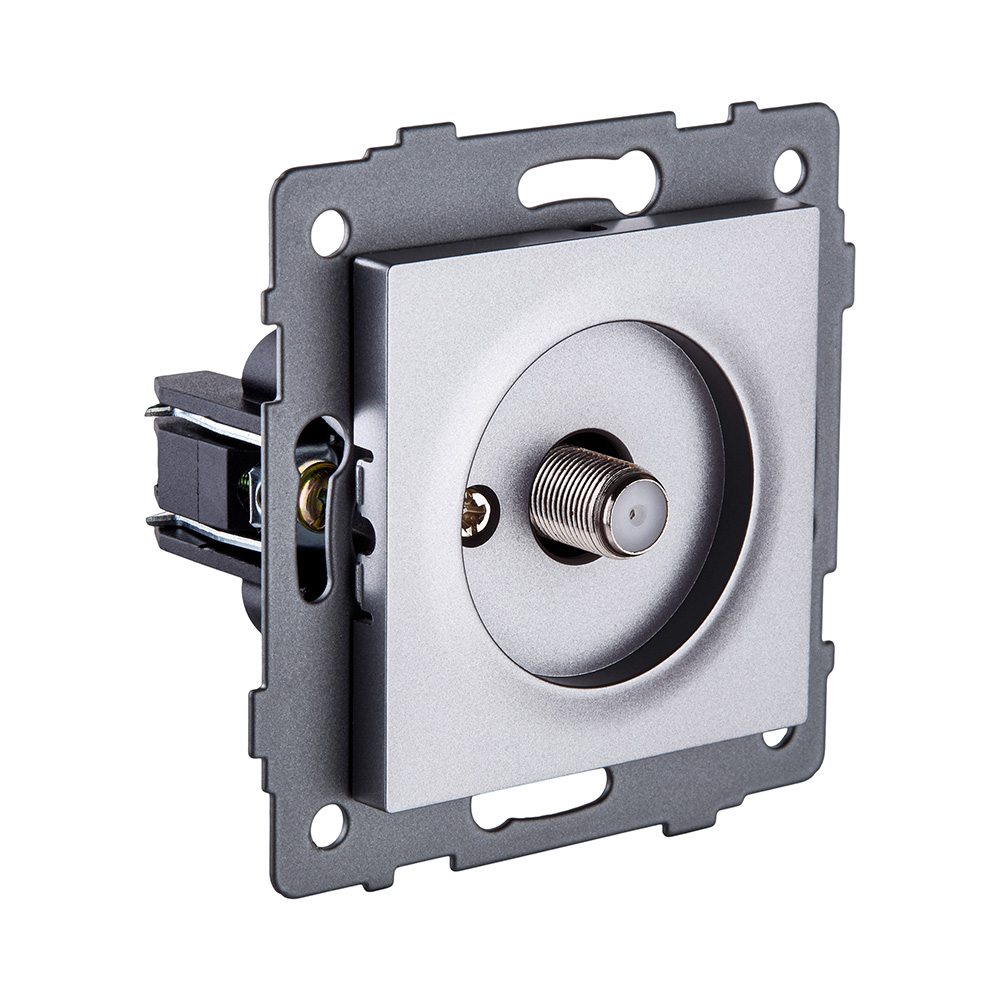 Розетка спутниковая SAT, серый Kollinger REA-020GY для Aspekt, Eleganz, Reflex в Санкт-Петербурге