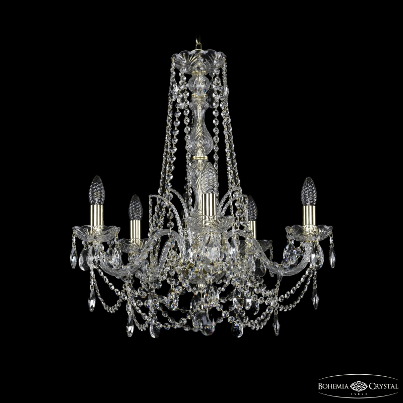 Подвесная люстра Bohemia Ivele Crystal 1411/5/195/h-62 G в Санкт-Петербурге