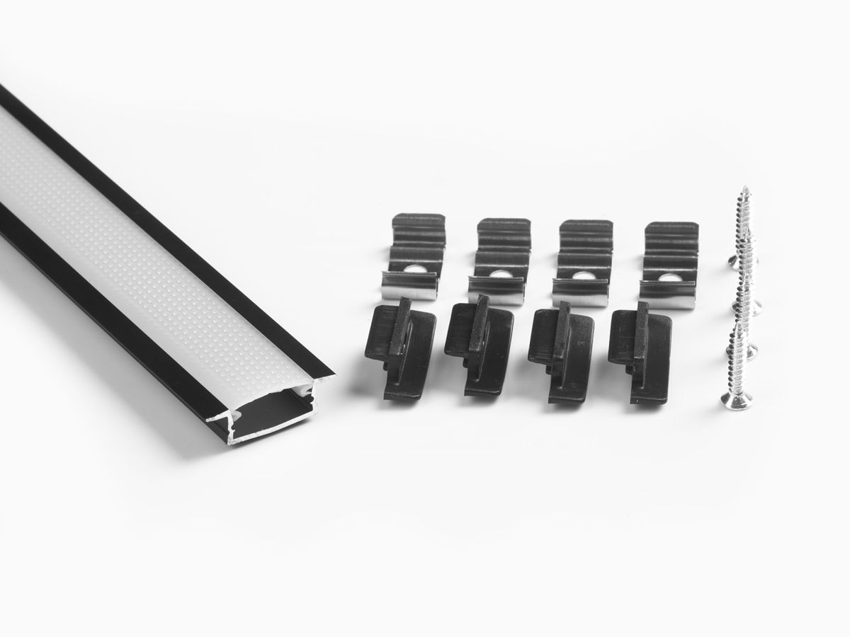 Профиль врезной LEDS POWER СПВ17-2507 алюм. анод-й с матовым рассеивателем 2м 008417 в Санкт-Петербурге