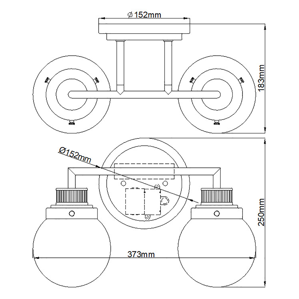 Бра Hinkley Poppy QN-POPPY2-PC-BATH в Санкт-Петербурге